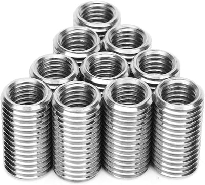 10 Stuks Draadverbinding Reparatie Inserts voor M12 en M16 Draadreparatie, Draadcomponenten voor Duurzame Herstellingen