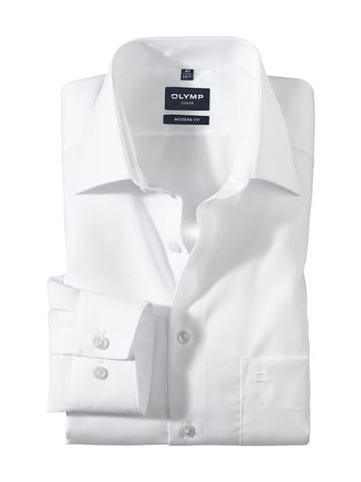 OLYMP Luxor Overhemd, Modern Fit, New Kent, Marineblauw
