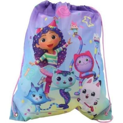 Gabby's Dollhouse: Gym- zwemtas 42x31cm, Gabby`s tas, Zwem / Gym tas, Tas, Gabby`s Dollhouse