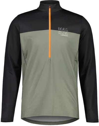 Maloja Predelum Fleece Met Halve Rits Groen M Man