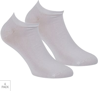 Boru Bamboo - 6-Pack - Sneakersokken - Bamboe - Hypoallergeen - Heren / Dames - wit - 40-46 - 2303
