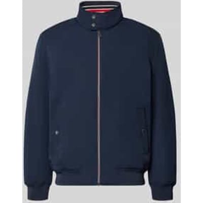 regular fit jas met opstaande kraag