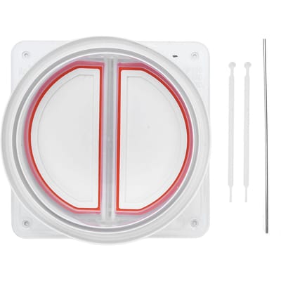 Clapet anti-retour de hotte unidirectionnel anti-odeur en plastique cuisine salle de bain clapet anti-retour de conduit de fumée