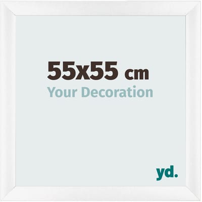 Your Decoration - Fotolijst 55x55 cm - MDF - Wit Mat - Pisa