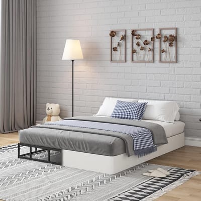 Boxspring Onderstel - Matrasdrager - Stevig Slapen - Geluiddempend Ontwerp - 17 cm Hoog - Zwart