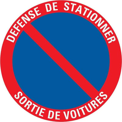 Pickup bord rond diameter 18 cm - Defenser de stationner-Sortie de voiture