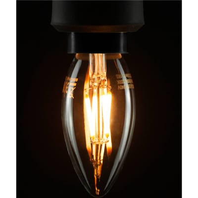 SEGULA LED kaarslamp E14 3W 2.200K filament helder