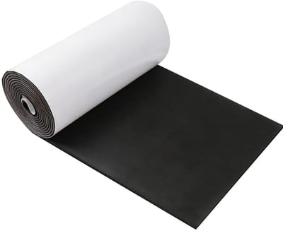 Dailygoods- Schuimrubber Zelfklevend 300 mm x 3 mm x 2 m - Zelfklevend - Schuimrubber Vellen - Plakbandhouder - Plakband Rollen - Plakhandjes
