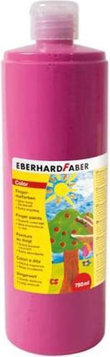 Eberhard Faber Vingerverf EFA 750ml magenta - uitwasbaar