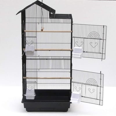 Thuys – Vogelkooi – Papegaaienkooi – Vogelkooien – Voor Binnen – Zwart