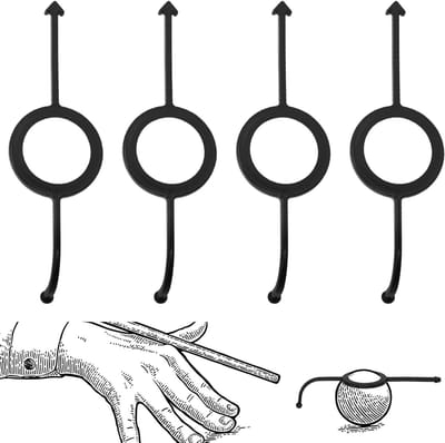 Billiard hulpmiddel set van 4, biljart accessoires voor beginners, baltrainer voor 2-1/4 inch ballen, eenvoudig mee te nemen, ideaal voor biljartliefhebbers