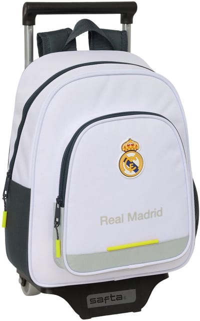 Schoolrugzak Real Madrid C.F. Wit 28 x 34 x 10 cm