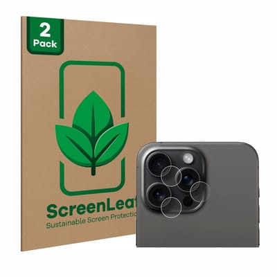 2 Stuks Screenprotector voor Apple iPhone 15 Pro Max (ALLEEN Camera Lens) - Hoogwaardige Beschermfolie transparant