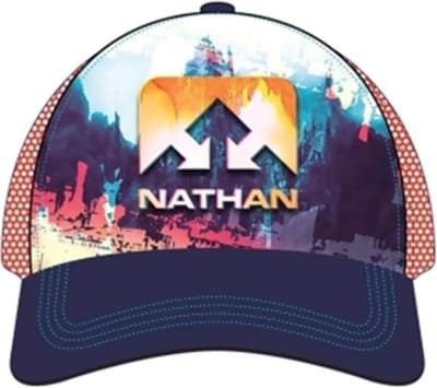 Nathan Sports Runnable Trucker Cap Astral Aura/Tangerine Tango/Bluebird Glitch N
