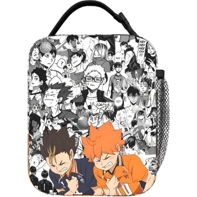 Haikyuu Geïsoleerde Lunchtas Koeltas Herbruikbaar, Maaltijdcontainer Tooru Oikawa Japanse Anime Lekdichte Tote Lunchbox Voedseltas One Size