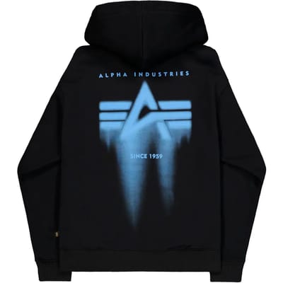 Bedrukte hoodie Alpha Industries Spray