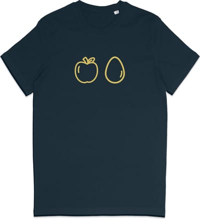 Dames Heren T Shirt Klussen - Appeltje Eitje - Grappig Cadeau voor Doe Het Zelvers - Blauw - XS