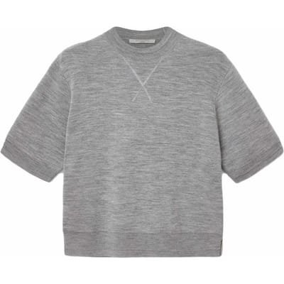 AllSaints Nika Tee Grey Marl Taglia: L | Maglioni a maglia Outlet | Donna | Grigio