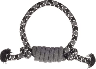 Flamingo Revi - Speelgoed Honden - Hs Katoen Revi Trektuig Ring Grijs 23cm - 1st - 135130 - 1st