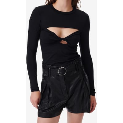 IRO Paris Joyce T-shirt Black Size: XS | Long-Sleeved Tops Outlet | Dames | Zwart