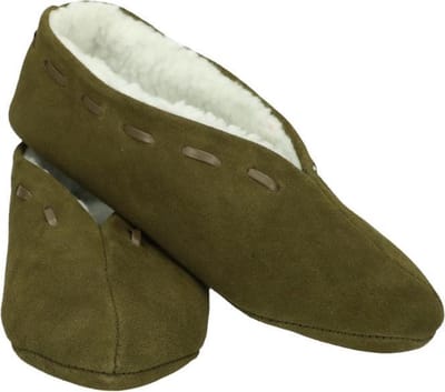 Arieszzz Spaanse Sloffen Unisex – Groen – Warme Pantoffels – Maat 39