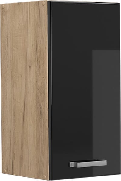 Vicco R-Line Hangkast – 30 cm Zwart hoogglans
