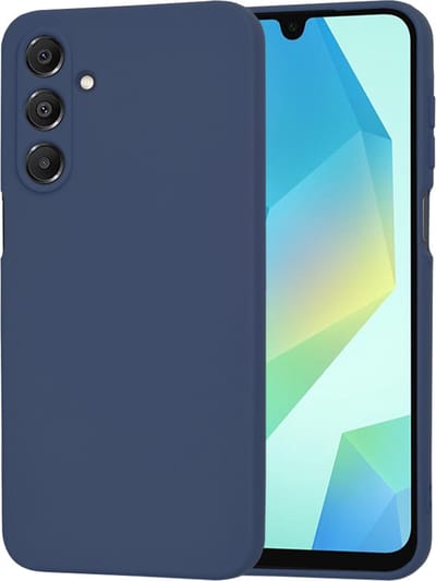 Hoesje geschikt voor Samsung Galaxy A16 - Techsuit Soft Flex Silicone Back Cover - Navy Blue