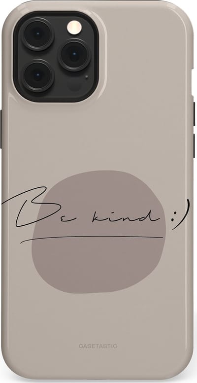 Casetastic Hoesje Geschikt voor Apple iPhone 12 Pro Max Magsafe - Stijlvolle Beschermende Duo-layer Case - Lief