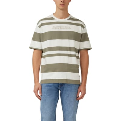 s.Oliver  T-shirts Army Green Taglia: L | T-shirt stampate Outlet | Uomo | Verde