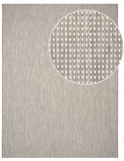 Binnen- en buitenkleed Navona grijs  160x220 cm
