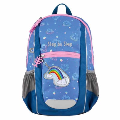 Step by Step Rugzak Kiga Maxi Backpack 10L Rainbow Lui Blauw