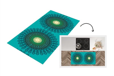 Keukenloper - Loper keuken - Mandala - Design - Patronen - Filigraan - 120x60 cm - Keukenloper vinyl