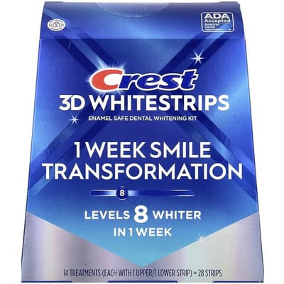 3D Whitestrips™, Tandbleekkit Veilig voor Tandglazuur, 28 Strips