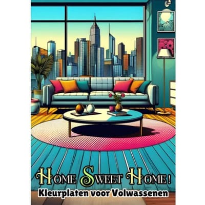 Kleurplaten Voor Volwassenen - Home Sweet Home! - Kleurboek Shop