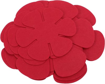 Pannenbeschermers - Stapelbeschermers - Keuken Organisatie - Effectieve Krasbescherming - 31x31x2 cm - Rood