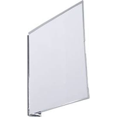 Duurzaam gangpadbord, formaat 149 x 149 mm, magnetisch, PET harde folie, transparant, 10 stuks