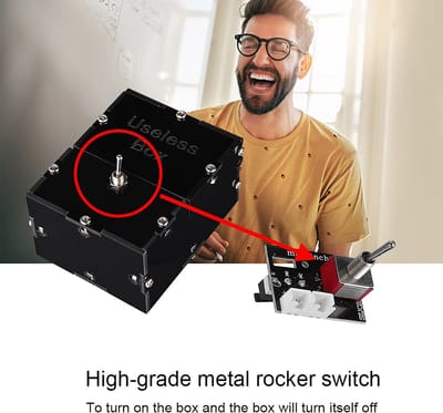 Dailygoods- Nutteloze Doos Grappig Speelgoed - DIY Kit - Duurzaam Materiaal - Ergonomisch Ontwerp - 2 AAA Batterijen - Eindeloos Plezier
