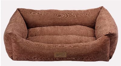 grizo - hondenmand - kattenmand - Classic Divan S - 60 x 50 x 20 cm - bruin - machinewasbaar - antislipnopjes - comfortabel