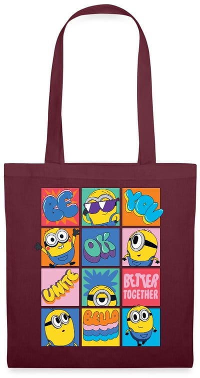Minions Be You Positief En Lief Ontwerp Tas Van Stof Schoudertas
