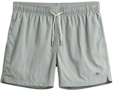 GANT heren zwemshort basic logo grijs