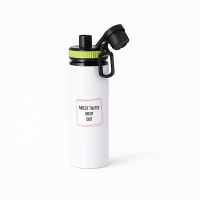 Hacebo® - meest trotse nicht ooit waterfles met draaidop groen - Nicht - trotse nicht - verjaardagscadeau - verjaardag - cadeau - cadeautje voor nicht - nicht artikelen - kado - geschenk - gift - water fles - 850ML