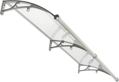 Regenkap Deur - Buitenluifel - Bescherming Buiten - Sterke Draagkracht - 200x60 cm - Transparant