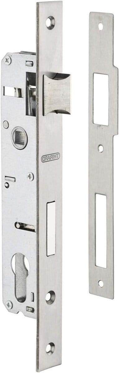 Cilinderslot Behuizing - Deurslot Onderdeel - Deur Beveiligen - Roestvrijstalen Manchet - 26 x 8 x 3 cm - Zilverkleurig