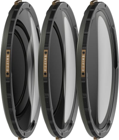 PolarPro - SHIFT Diopter - Camera Filterset - Helix MagLock - Shortstache Edition - +2, +4, +8 Diopters