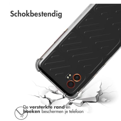 imoshion Hoesje - Geschikt voor Samsung Galaxy Xcover 7 Pro - Shockproof Case - Transparant