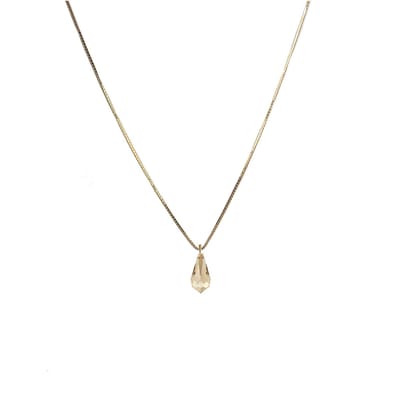 Bliss Golden shadow Necklace - Swavoski - 18 karaats verguld - Bliss Label