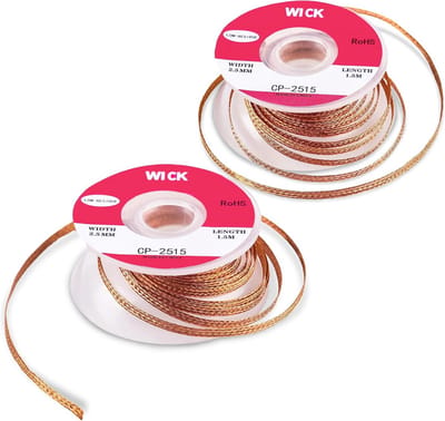 Desoldeerlitze met Flux - 2.5mm Breed, 1.5m Lang - Koperdraad voor Elektronische Reparatie