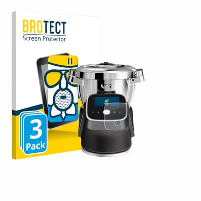 BROTECT - Screenprotector voor Moulinex i-Companion Touch Pro - Folie Beschermfolie Beschermglas matte 3 Stuks