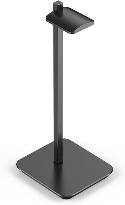 Hoofdtelefoon Standaard - Headset Houder - Bureau Organisatie - Duurzaam Aluminium - 100x90x240mm - Zwart