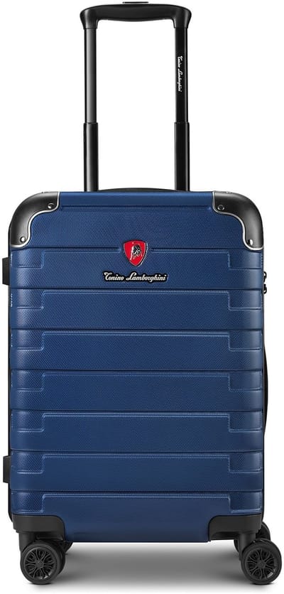 Tonino Lamborghini Milano 4 wielen Cabinewagen S 54 cm met uitbreidingsplooi - Harde bagage - Combinatieslot - navy